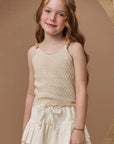 Regata em Tricot 100% Algodão 94789 Infanti Infantil Menina