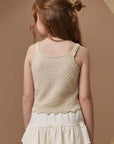 Regata em Tricot 100% Algodão 94789 Infanti Infantil Menina