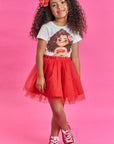 Saia em Tule 86130 Kukiê Infantil Menina