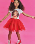 Saia em Tule 86130 Kukiê Infantil Menina