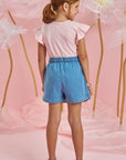 Short Saia em Jeans com Elastano 83692 Infanti Infantil Menina