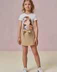 Short Saia em Sarja com Elastano 96344 Infanti Infantil Menina