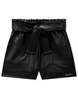 Shorts em Couro Sintético 90332 Infanti Infantil Menina