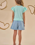 Shorts em Jeans com Elastano 88117 Infanti Infantil Menina