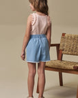 Shorts em Jeans com Elastano 95408 Infanti Infantil Menina