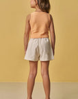 Shorts em Linho Santorine com Elastano 88128 Infanti Infantil Menina