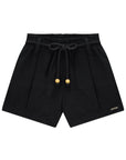 Shorts em Linho Santorine com Elastano 88128 Infanti Infantil Menina