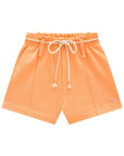 Shorts em Moletom sem Pelúcia 86587 Infanti Infantil Menina