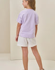 Shorts em Molevisco 83688 Infanti Infantil Menina