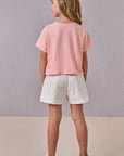Shorts em Sarja com Elastano 86495 Infanti Infantil Menina