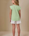 Shorts em Sarja com Elastano 86495 Infanti Infantil Menina