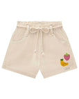 Shorts em Sarja com Elastano 94636 Infanti Infantil Menina