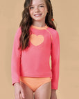 Trio de Blusa e Biquíni em Malha Poliamida com Proteção UV 50+ 88930 Infanti Infantil Menina
