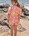 Trio de Regata em Canelado Liz com Sobreposição e Shorts em Malha Fresh 96947 Infanti Infantil Menina