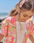 Trio de Regata em Canelado Liz com Sobreposição e Shorts em Malha Fresh 96947 Infanti Infantil Menina
