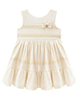 Vestido em Blend de Linho 87093 Infanti Bebê Menina