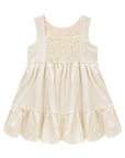 Vestido em Blend de Linho 87093 Infanti Bebê Menina