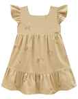 Vestido em Blend de Linho Bordado 96175 Infanti Infantil Menina