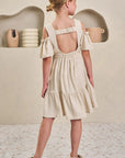 Vestido em Blend de Viscose 84587 Infanti Infantil Menina