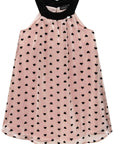 Vestido em Chiffon de Organza Corações 85554 Infanti Infantil Menina