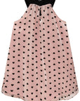Vestido em Chiffon de Organza Corações 85554 Infanti Infantil Menina