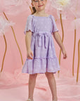 Vestido em Chiffon Flores 83997 Infanti Infantil Menina