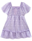 Vestido em Chiffon Flores 83997 Infanti Infantil Menina