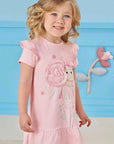 Vestido em Cotton 83590 Infanti Bebê Menina