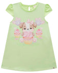 Vestido em Cotton 83972 Infanti Bebê Menina
