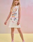 Vestido em Fly Tech 82834 Infanti Infantil Menina