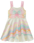 Vestido em Fly Tech 85278 Infanti Infantil Menina