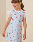 Vestido em Fly Tech 85769 Infanti Infantil Menina