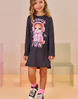 Vestido em Fly Tech 89211 Infanti Infantil Menina