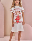 Vestido em Jacquard Catarina 88259 Infanti Infantil Menina