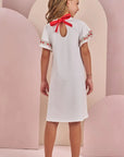 Vestido em Jacquard Catarina 88259 Infanti Infantil Menina