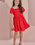 Vestido em Laise Sunny 87244 Infanti Infantil Menina