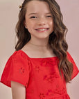 Vestido em Laise Sunny 87244 Infanti Infantil Menina
