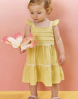 Vestido em Linho 83430 Infanti Bebê Menina