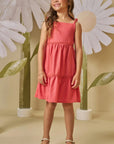 Vestido em Linho com Elastano 87956 Infanti Infantil Menina