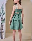 Vestido em Linho com Elastano 88113 Infanti Infantil Menina