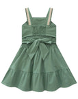 Vestido em Linho com Elastano 88113 Infanti Infantil Menina