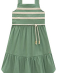 Vestido em Linho com Elastano 97542 Infanti Infantil Menina