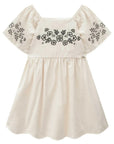 Vestido em Linho Deluxe 82983 Infanti Infantil Menina