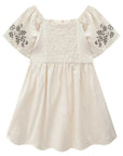 Vestido em Linho Deluxe 82983 Infanti Infantil Menina