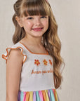 Vestido em Malha Fresh 86513 Infanti Infantil Menina