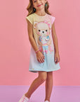 Vestido em Malha Power 86598 Infanti Infantil Menina