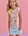Vestido em Malha Power 86598 Infanti Infantil Menina