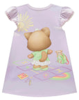 Vestido em Malha Power 88929 Infanti Bebê Menina