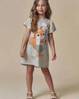 Vestido em Malha Power 93385 Infanti Infantil Menina