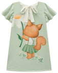 Vestido em Malha Power 93385 Infanti Infantil Menina